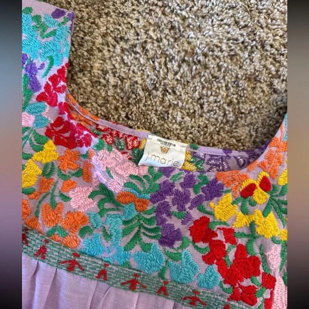 J. MARIE Embroidered Lilac Nicole Mini Dress
Size Small - Picture 9 of 12
